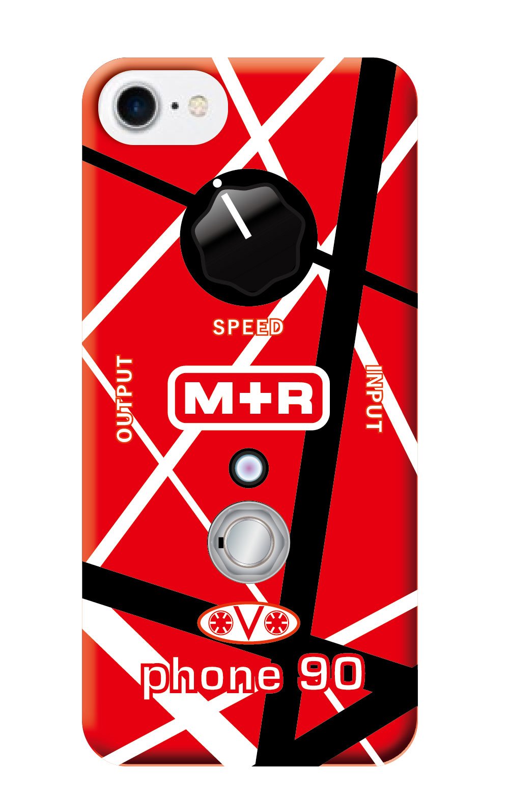 Amazon.co.jp: Zen design iPhone8 ハードケース エフェクター柄