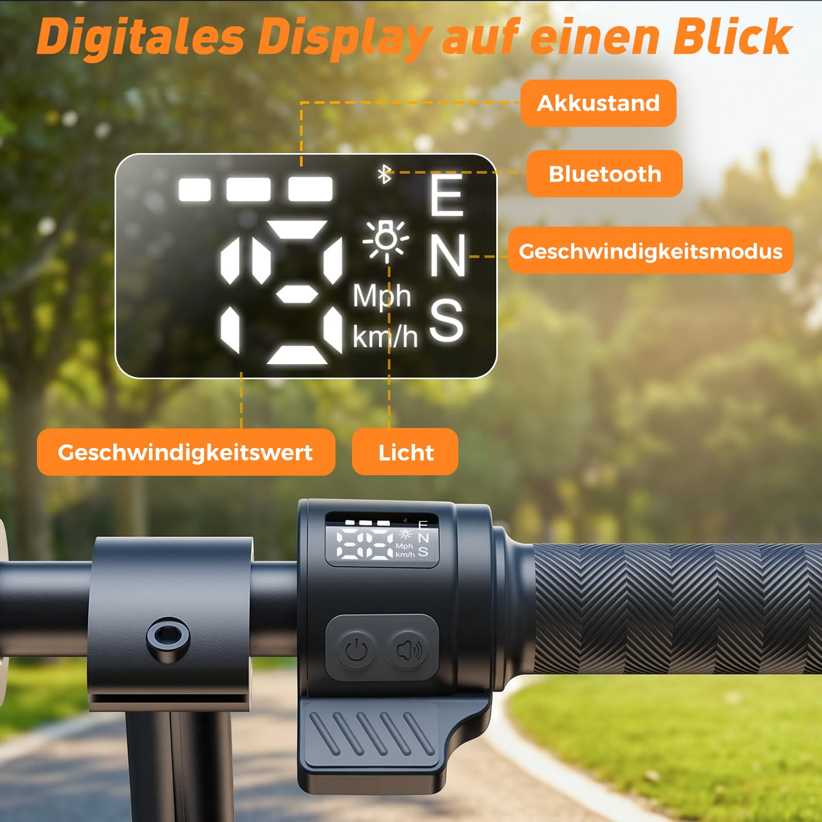 iScooter E Scooter für Kinder von 6-14 Jahren, 6.5" Musik Faltbar Elektroroller & 3 Einstellbare Hohe, 6"/5.5" Leicht Kinder E-Roller mit Lichtern, Max Reichweite 15/7/6KM, 2/3 modi (5-19 km/h)