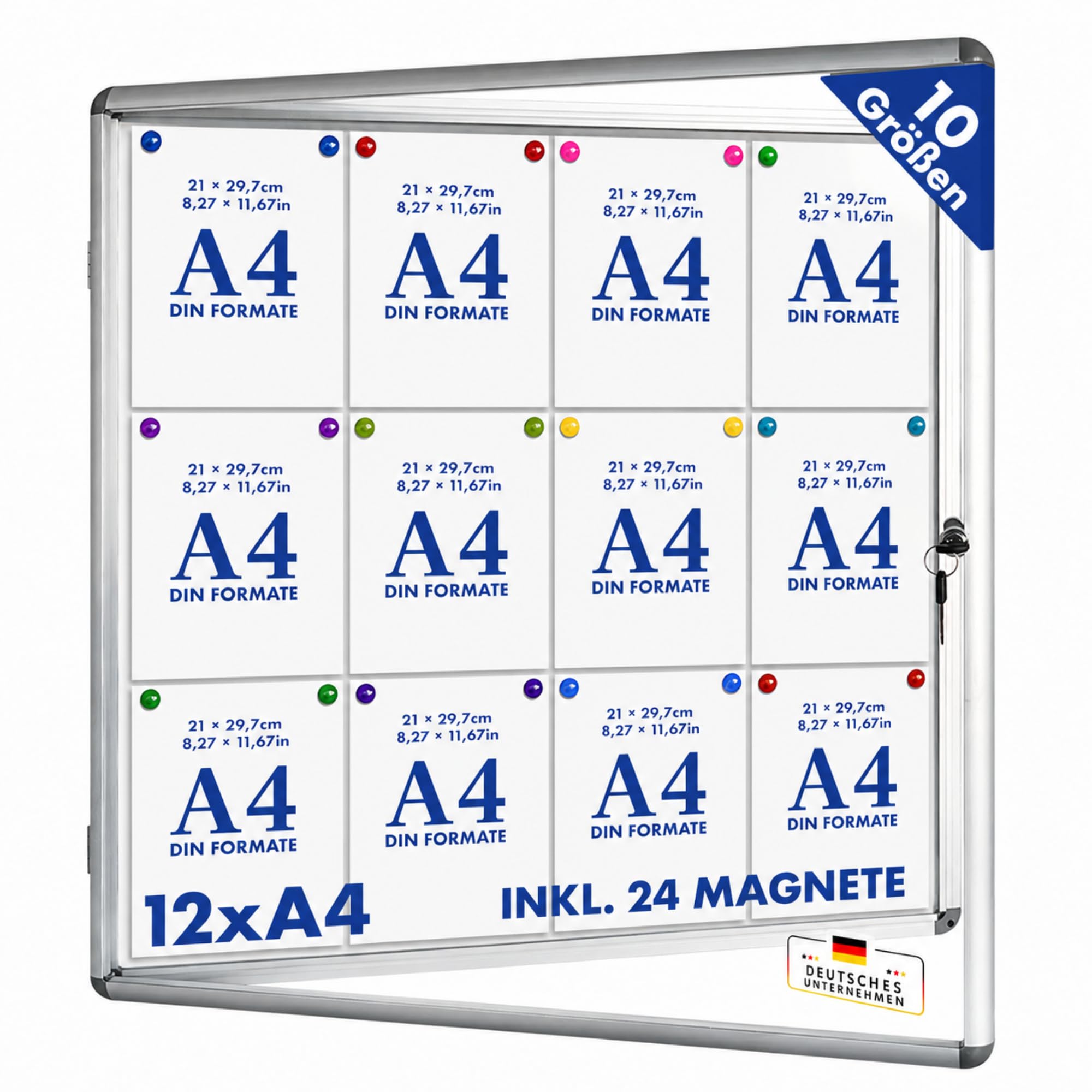 Master of Boards® Wygląd | magnesy w zestawie | rozmiar do wyboru (12 x A4)
