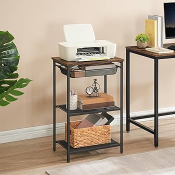 Amazon.com: HOOBRO Tall Side Table, Industrial End Table