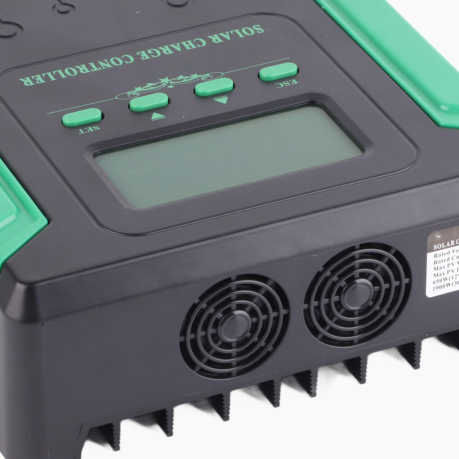 Regolatore di carica solare, controllo del pannello solare di tracciamento di picco, doppio o multiplo, alta efficienza, 12 V, 24 V, 36 V, 48 V, per illuminazione paesaggistica (50 A)
