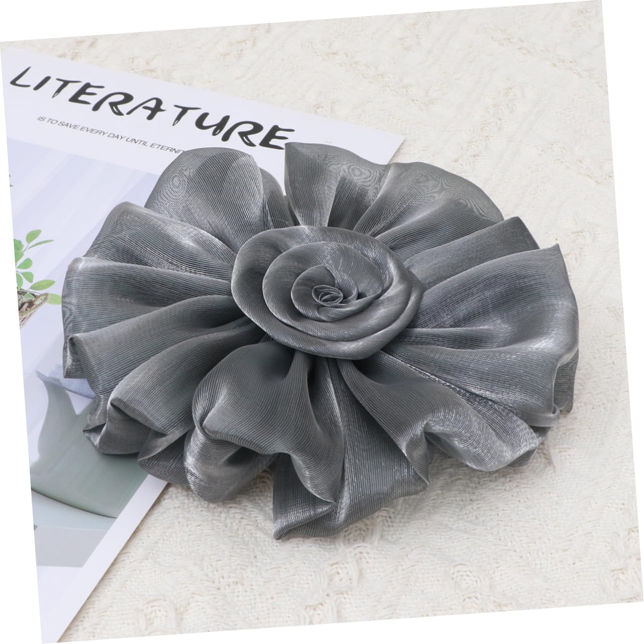 Boucle de Rideau Créative 2 Pièces en Tissu, Forme Fleur