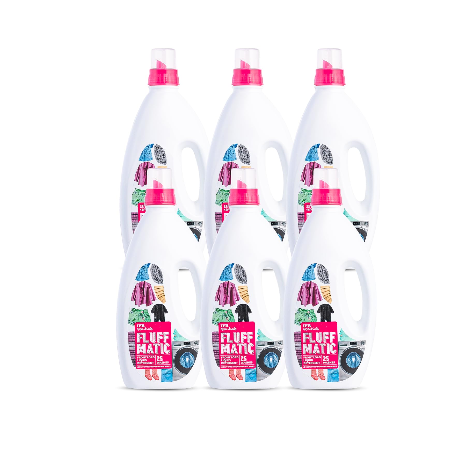 IFB essentials Front Load Washing Machine Liquid Detergent (Pack of 6*1 Liter) (B09LYQ7VQH) Amazon Price History, Amazon Price Tracker