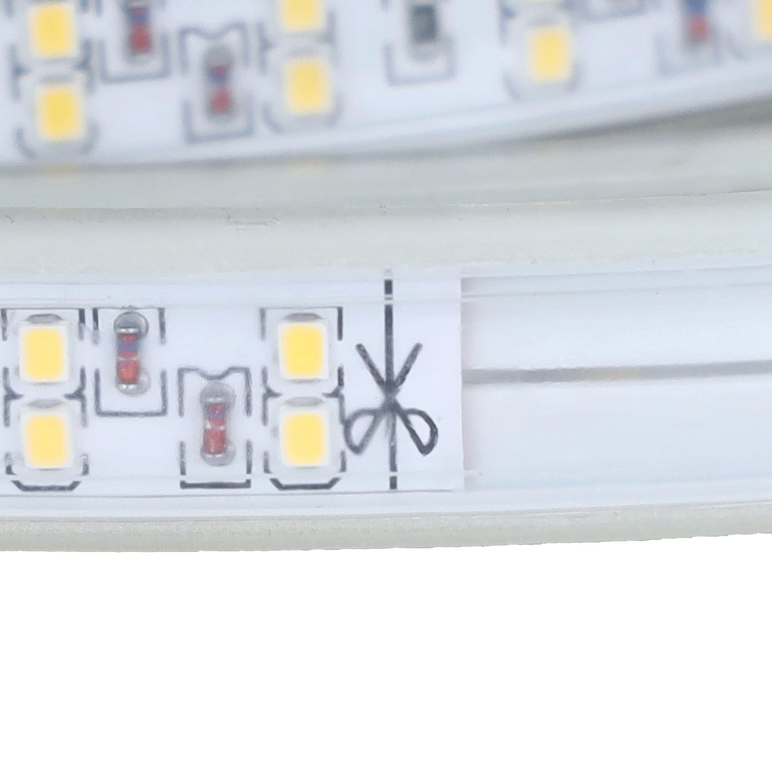 as - Schwabe Striscia luminosa a LED, 15 m, 22.500 lm, 1,5 m, cavo di collegamento con connettore di contorno, retroilluminante, 12 W/m, 4000 K, AC 230 V/16 A, IP65, 46710