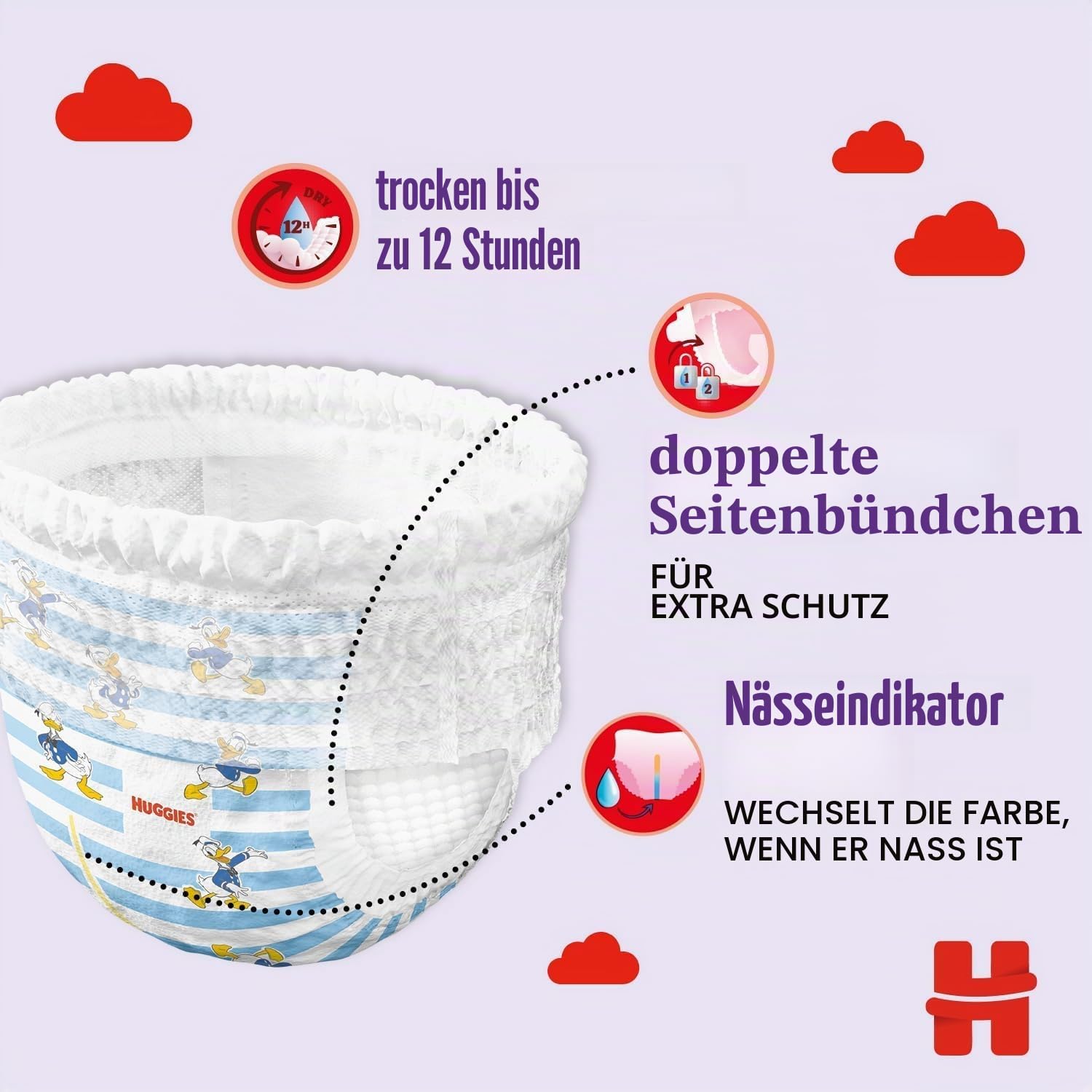 Huggies Pants Disney, Baby-Windeln Gr.6, 96 St. (2x48), Monatsbox