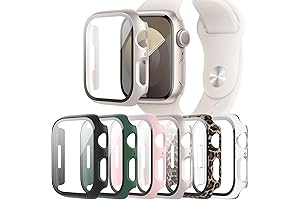 6-Pack Apple Series 5 (40mm) Screen Protectors with Cases