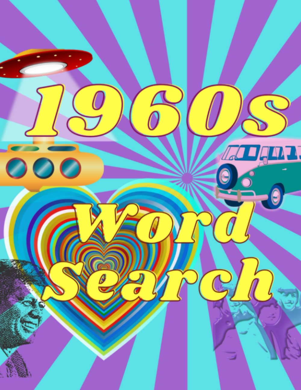 1960s Word Search: Puzzle book for adults and teens. 60 search a word puzzles.