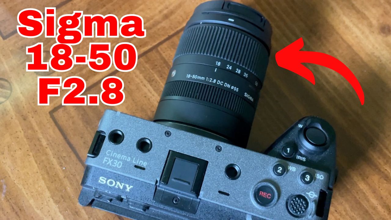 SONY FX30 SIGMA 18-50mm F2.8DC DNセット Sony FX30 Camera and Sigma 18-50mm F2.8 DC DN C Lens