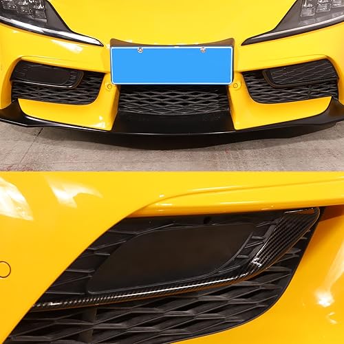 Miniatura 6 de Cubierta delantera para luz antiniebla, marco de cejas, decoración exterior compatible con Toyota Supra GR A90 A91 MK5 2019-2022, Supra