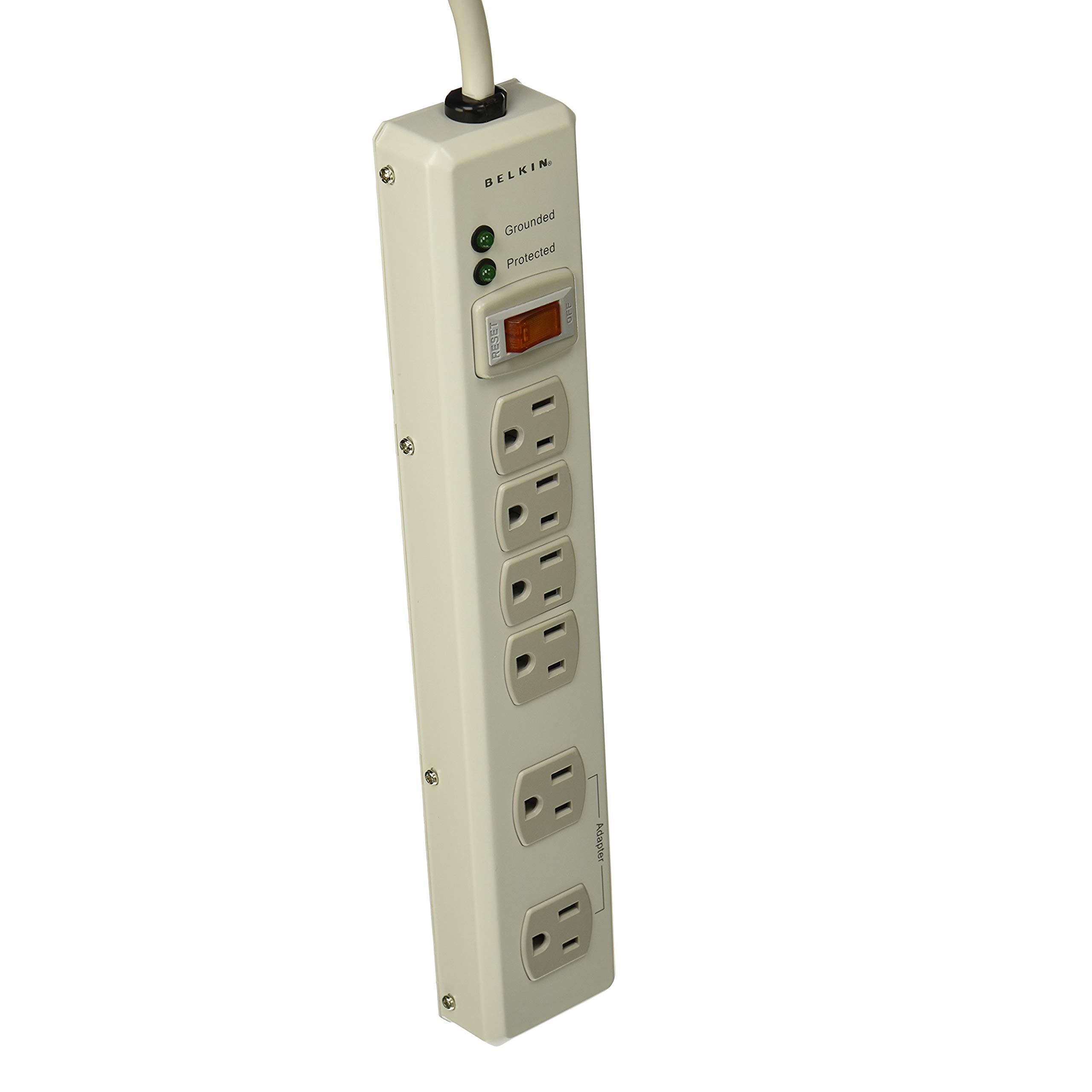 Belkin SurgeMaster 6 Outlet Surge Suppressor - Receptacles: 6-885J - TAA Compliance