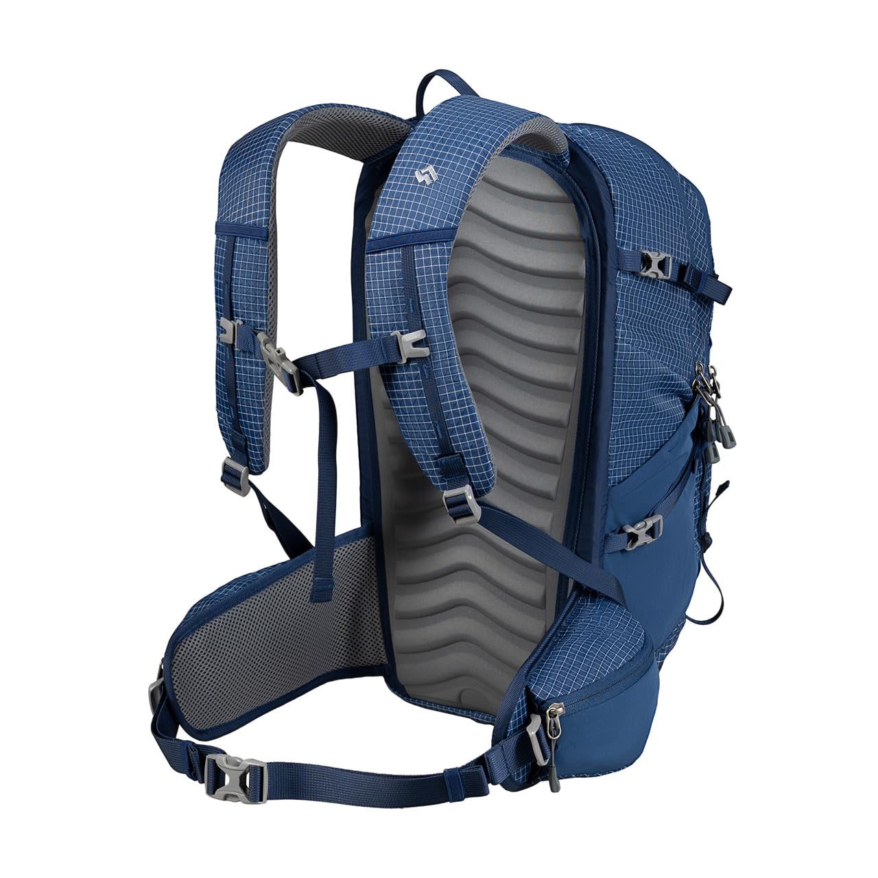 Alpinus - Plecak turystyczny Mismi 28 L, plecak sportowy i outdoorowy, trekkingowy z przestronną komorą główną, ergonomicznie uformowany - niebieski