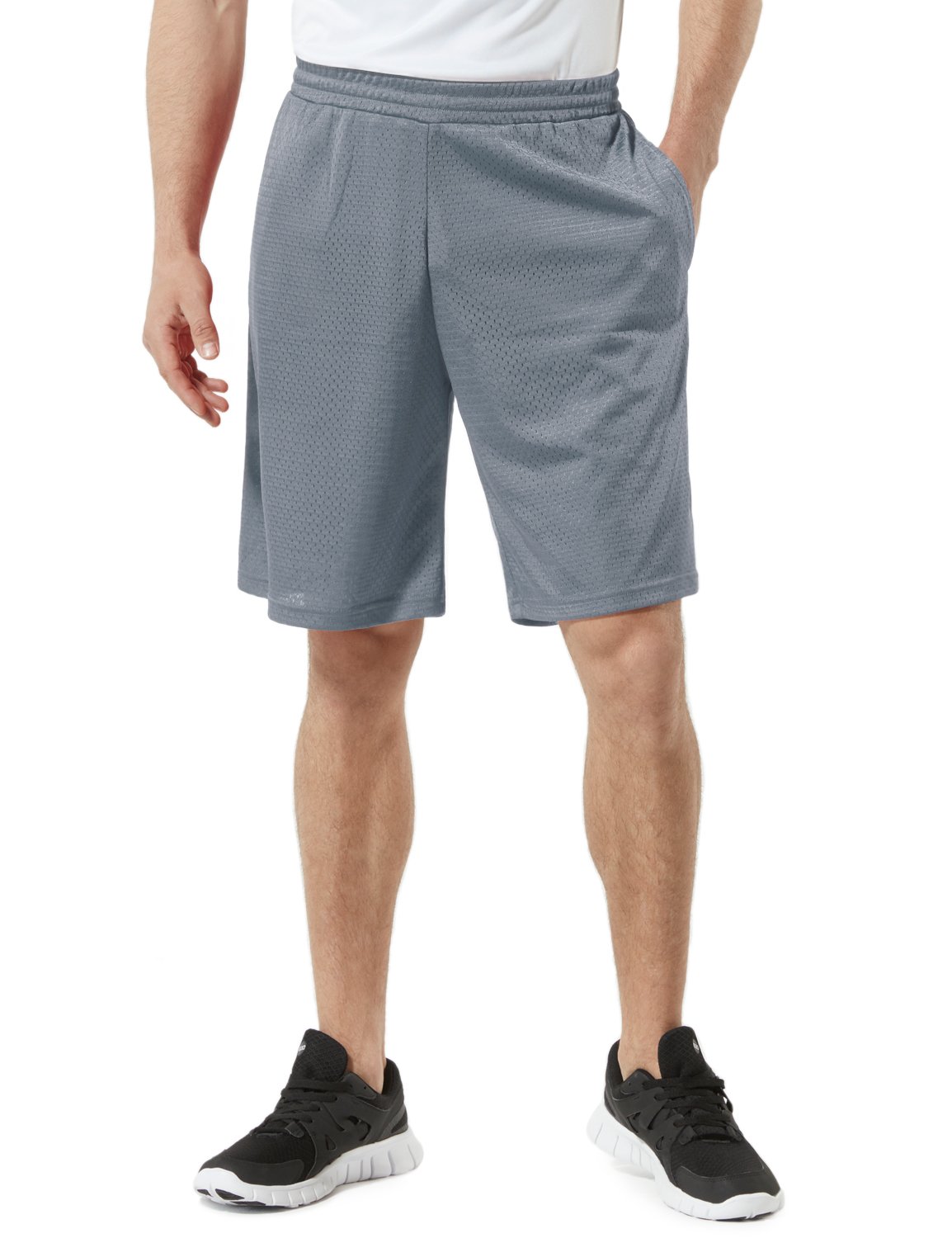 TSLA 1, 2 or 3 Pack Men's Athletic Mesh Shorts, Quick Dry Basketball Running Shorts, Gym Training Workout Shorts with Pockets