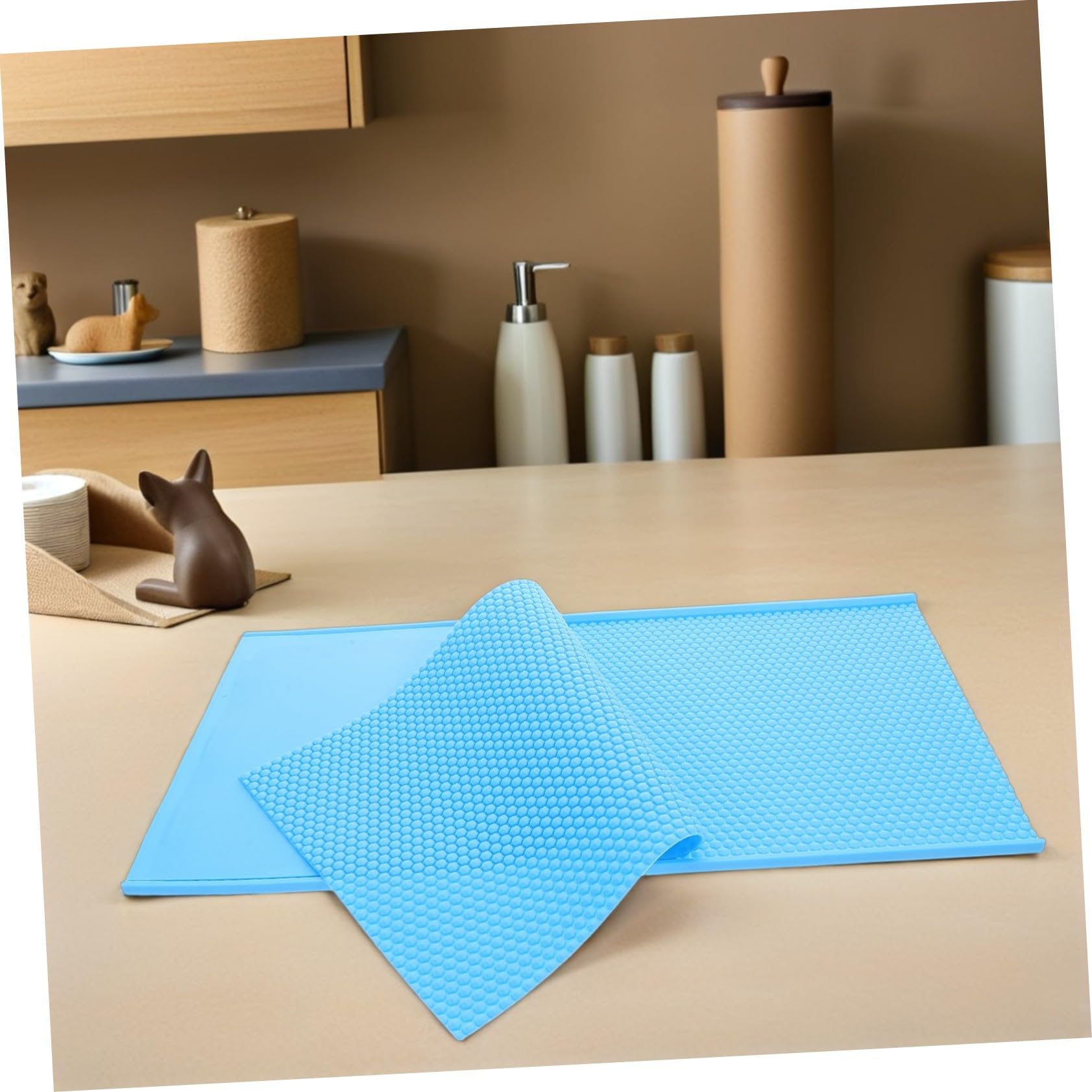 Hemobllo Stampo in Silicone Tecnologia di Goffratura di Precisione per Fogli di Cera d Api Riutilizzabile , per Apicoltura Professionale e Progetti Creativi Fai-da-te