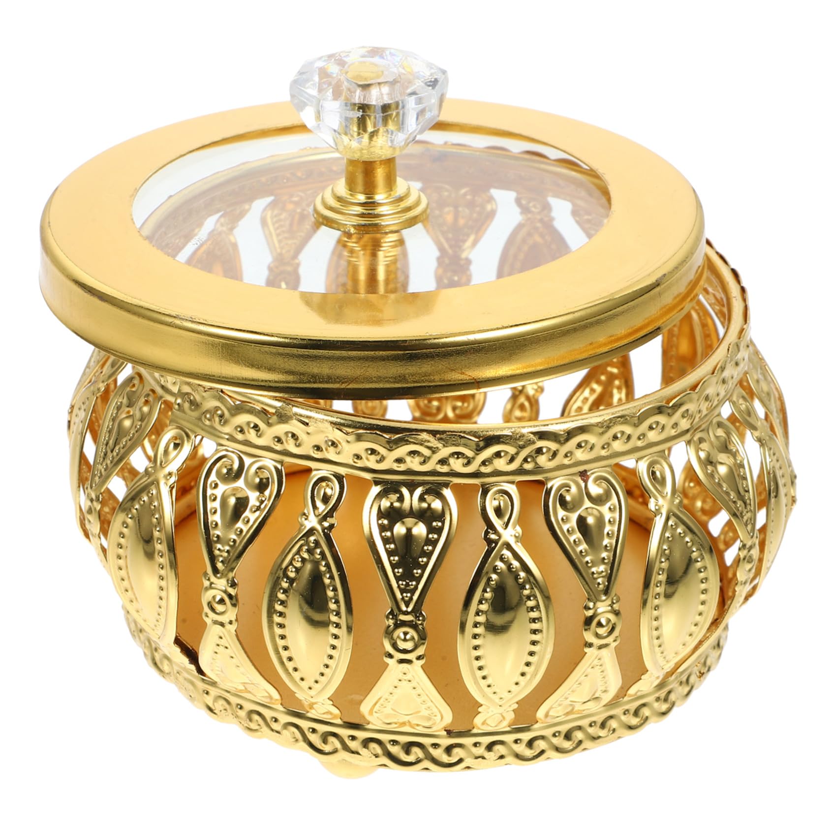 Ipetboom Candy Box Middle East Decorative Sweets Storage Container Reusable Lidded Party Favor Wedding Box for Eid Boys and Girls Snacks