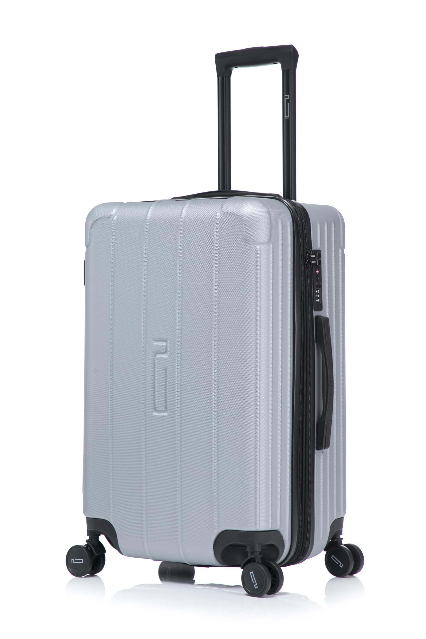 CELIMS - Set di 3 Valigie | Valigia Cabina + Media + Grande | Lucchetto TSA | ABS ultra-resistente | Ruote 360° | Grigio