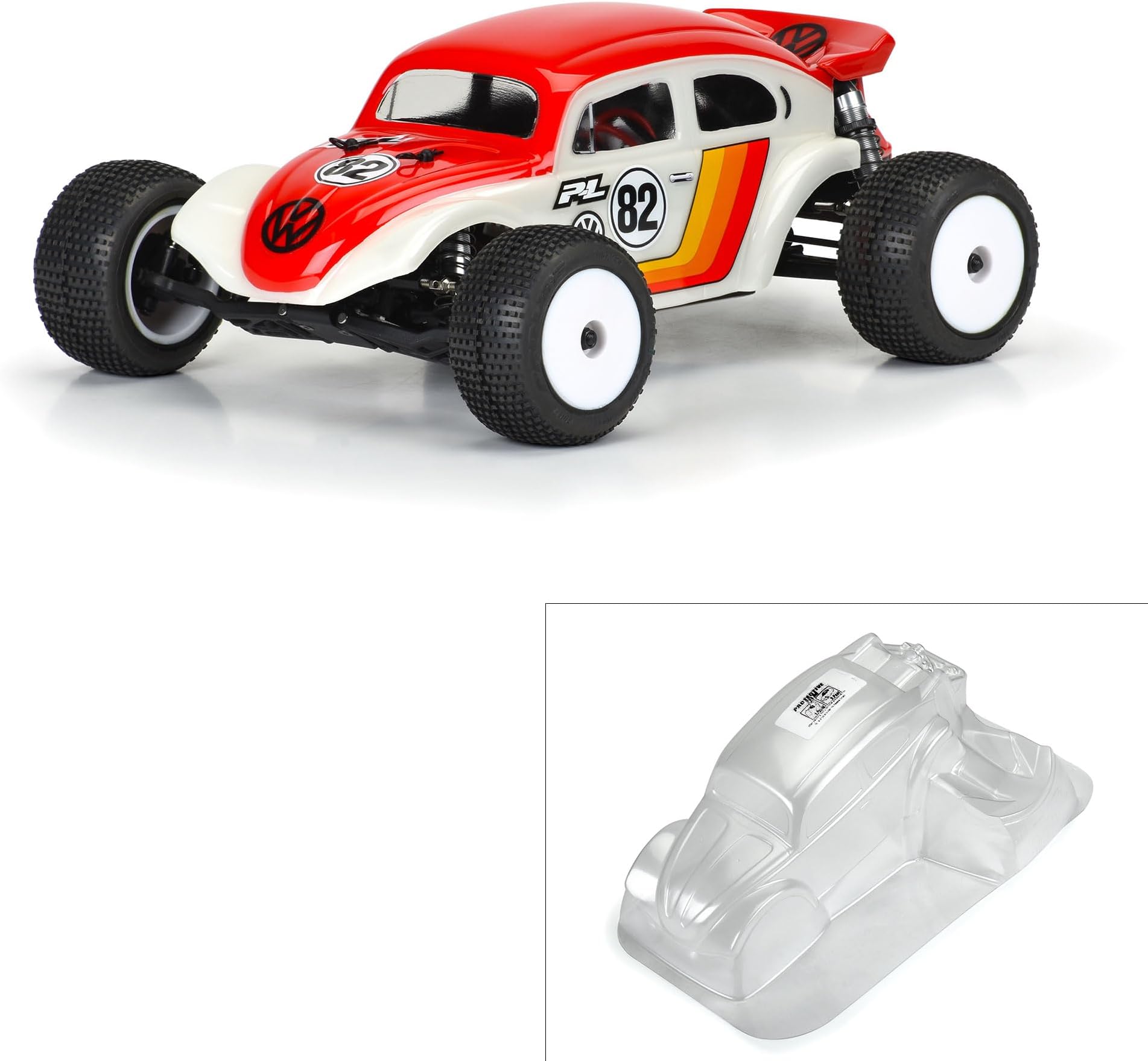 Pro-line Racing Volkswagen Baja Bug Clear Body for Mini-T PRO363300