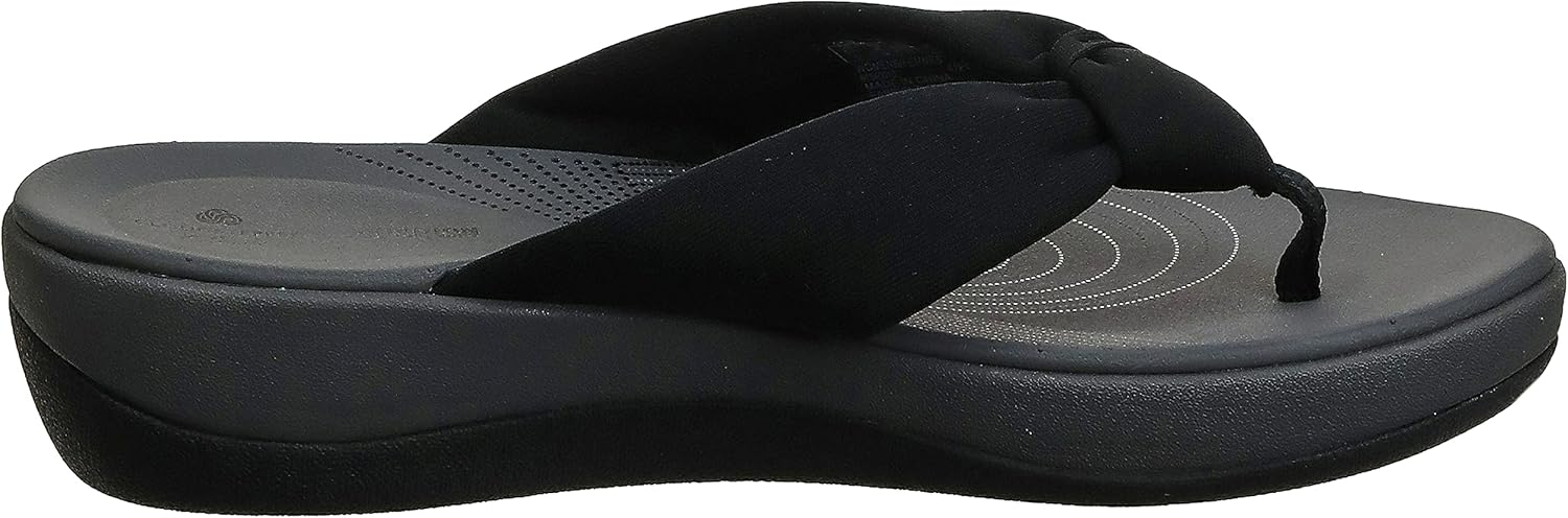 Clarks womens Arla Glison 9 Black Fabric