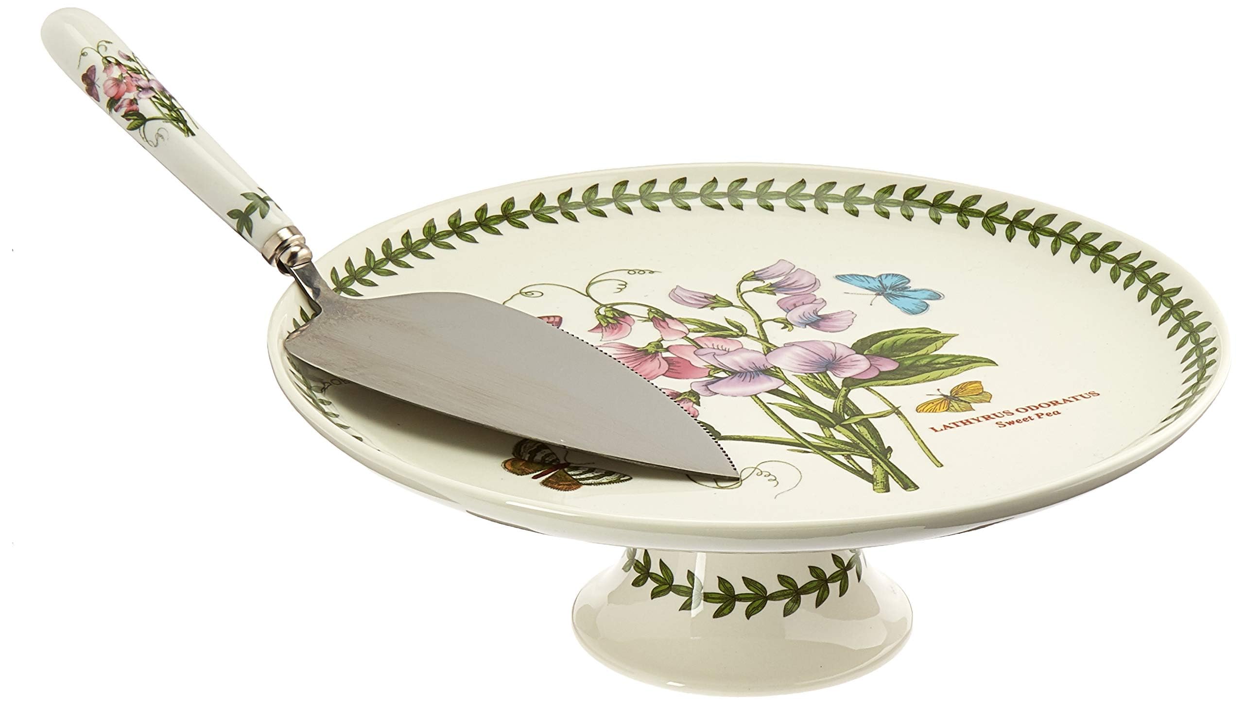 Portmeirion Botanic Garden Footed Cake Plate and Server 519602 by Portmeirion