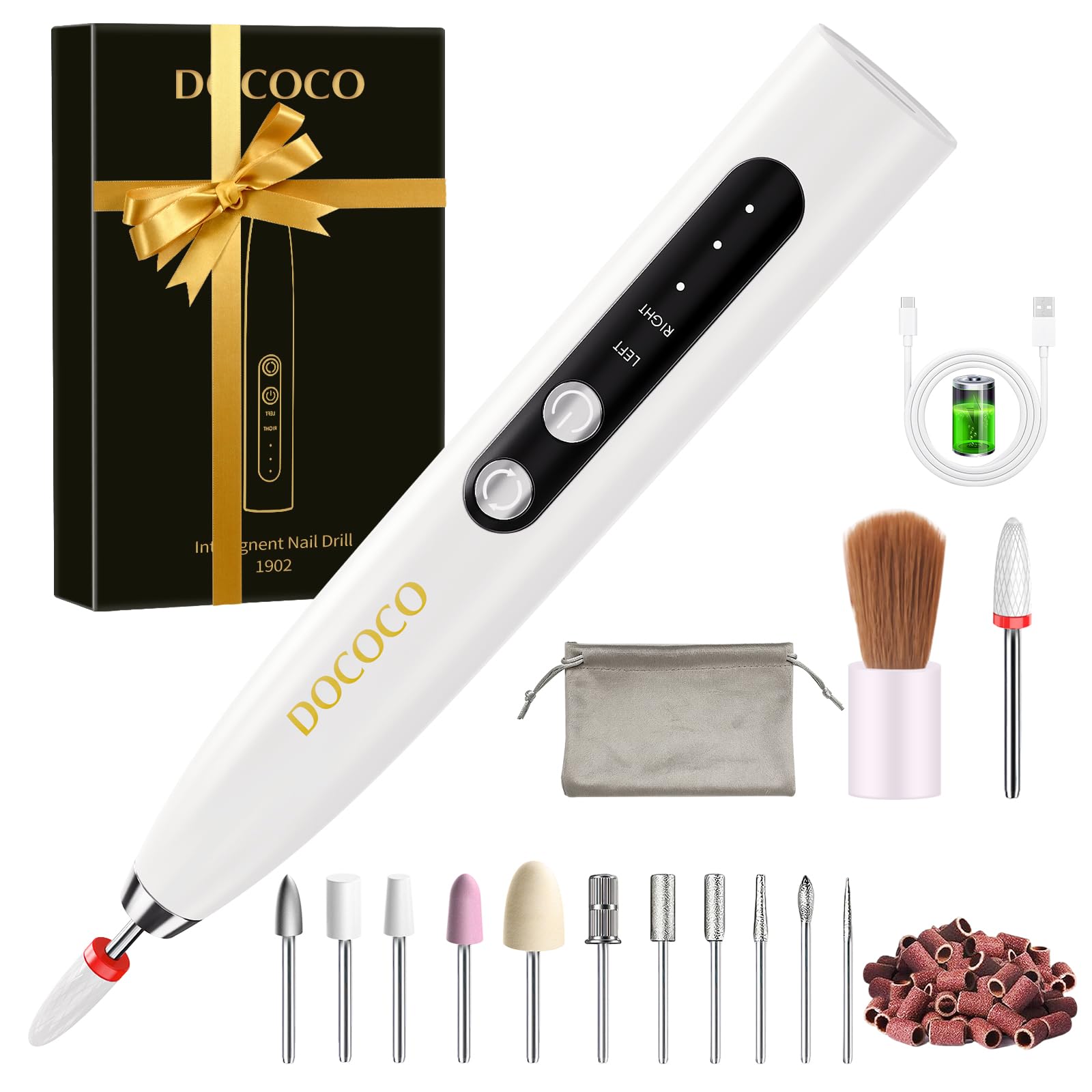 Ponceuse pour Ongles Professionnel 35000 tr/min