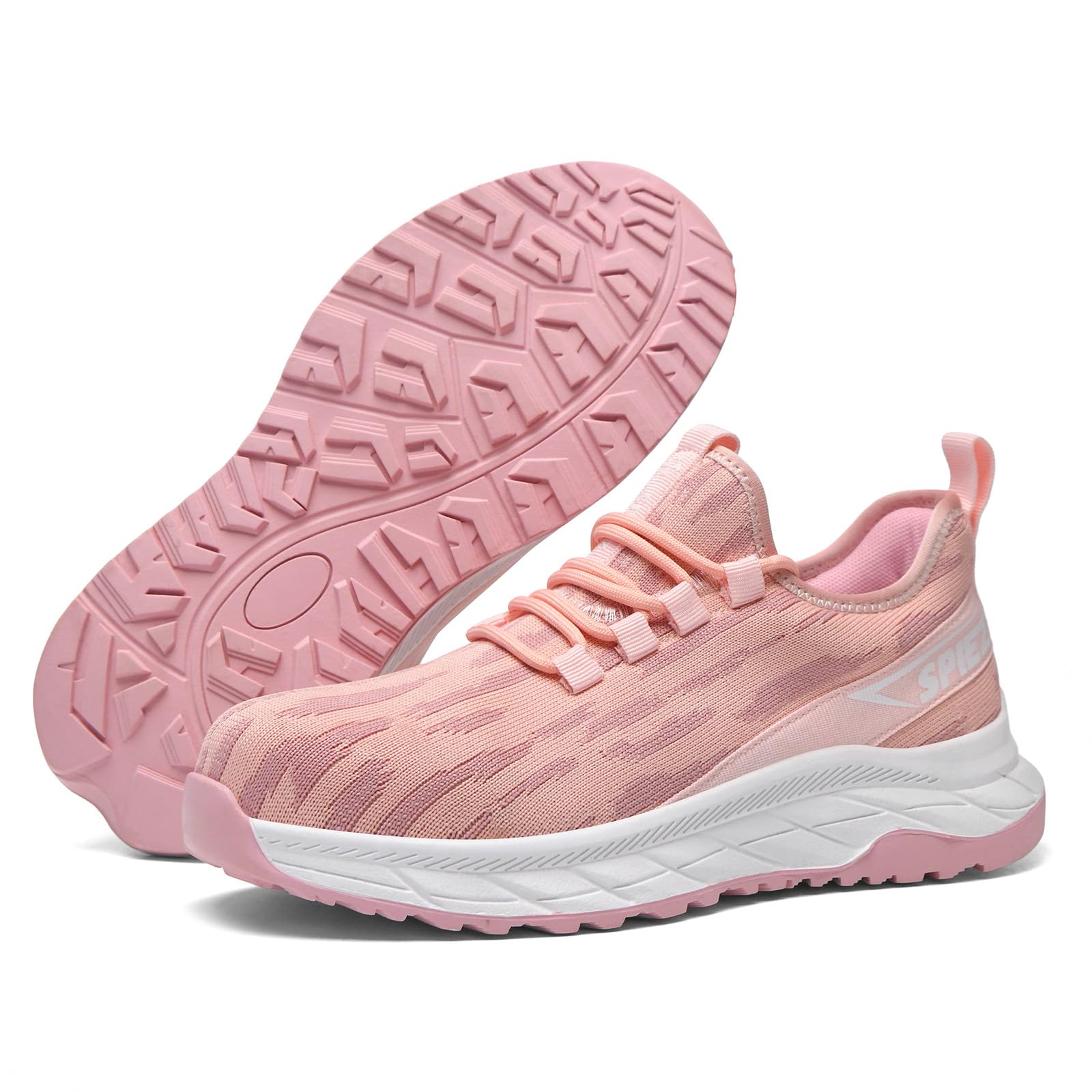 SPIEZ Antistatische Sicherheitsschuhe Damen S1P rutschfest, Metallfreie Arbeitsschuhe mit kunststoffkappe, Atmungsaktive ESD Schuhe mit Durchtrittsichere Zwischensohle