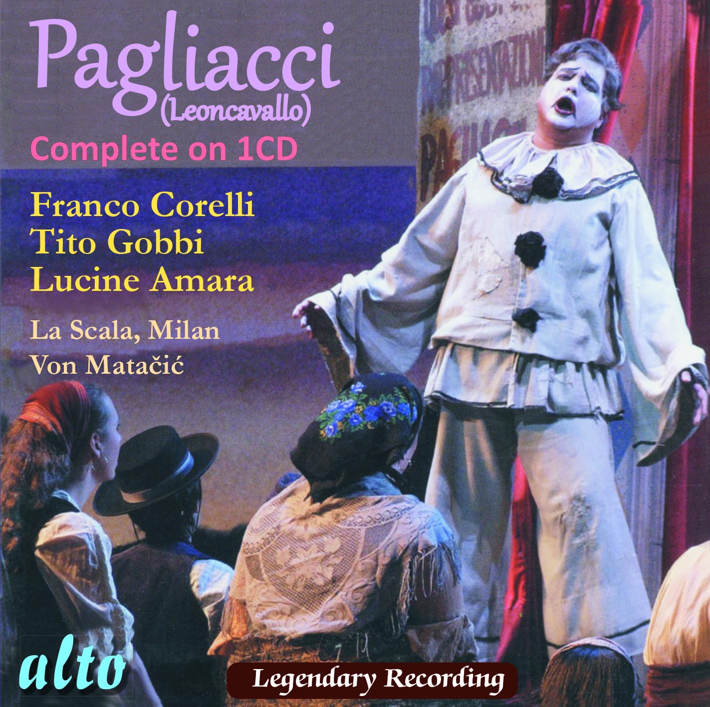Leoncavallo: Pagliacci / Canio (Tenor) Franco Corelli