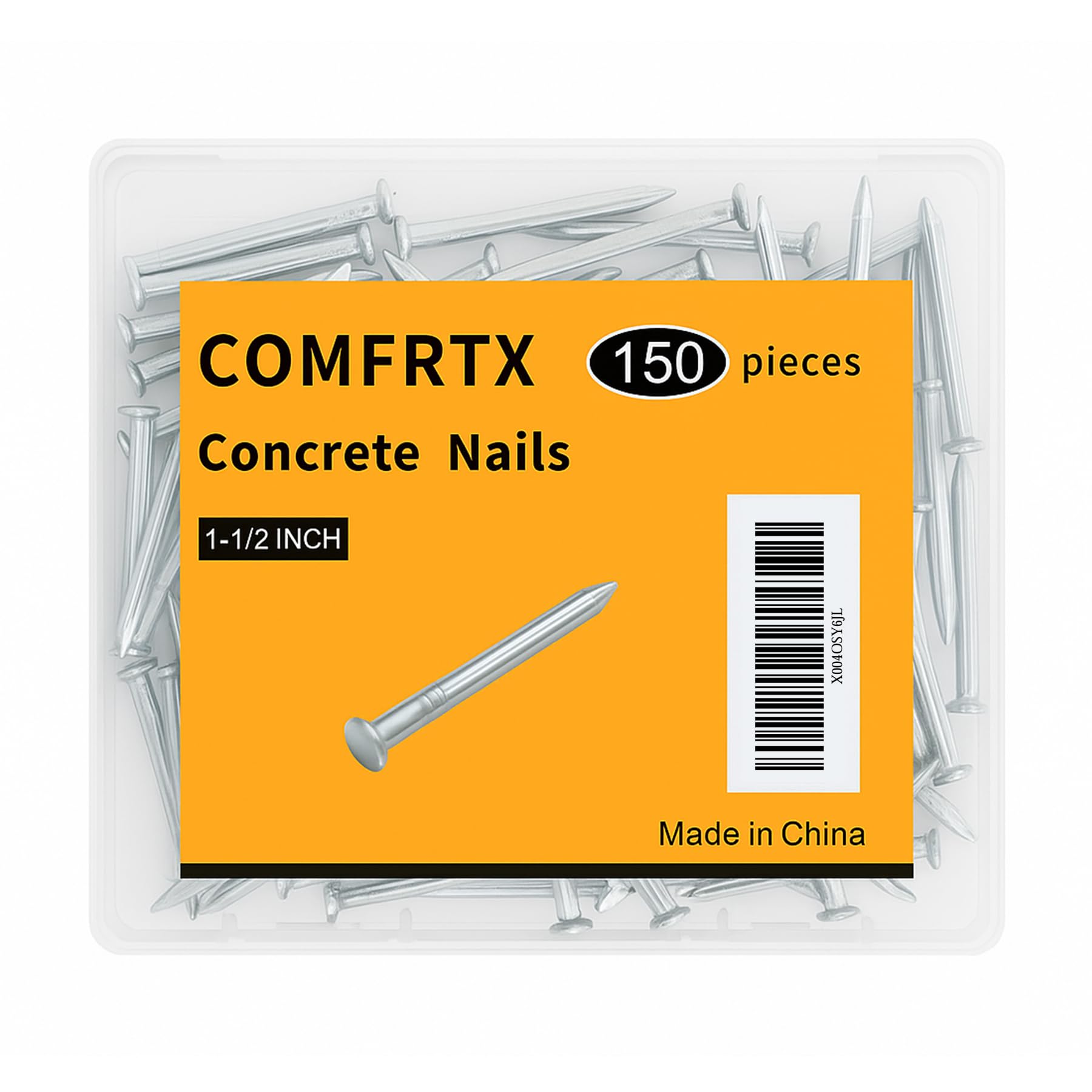 Concrete Nails 1-1/2 Inch for Masonry &amp; Cement Walls