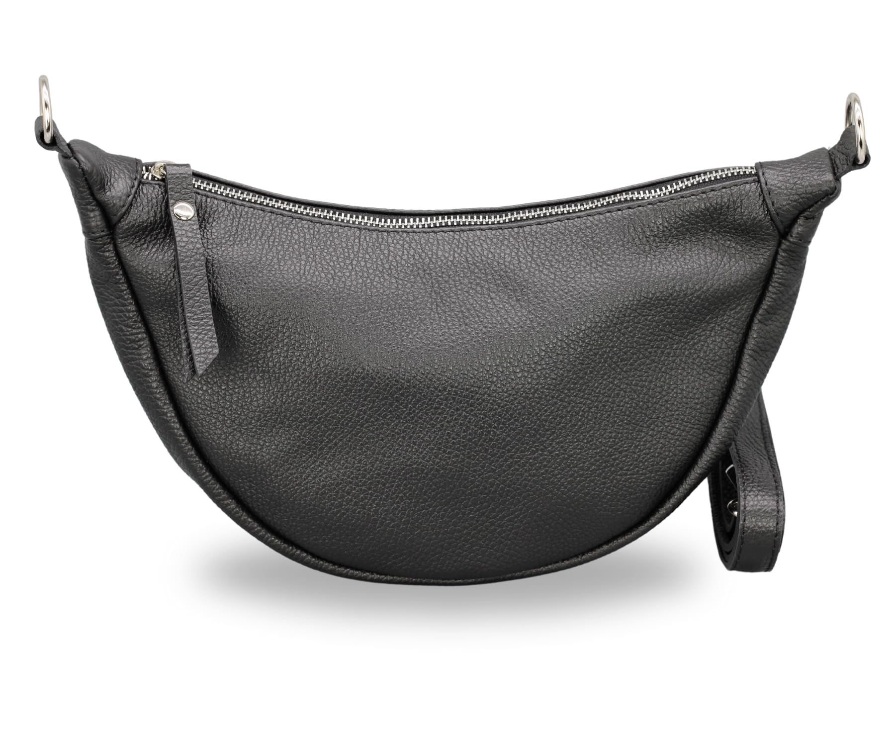 Brise Art PETRA Damen Moon Bag Echtleder Handgefertigt Halbmond Tasche