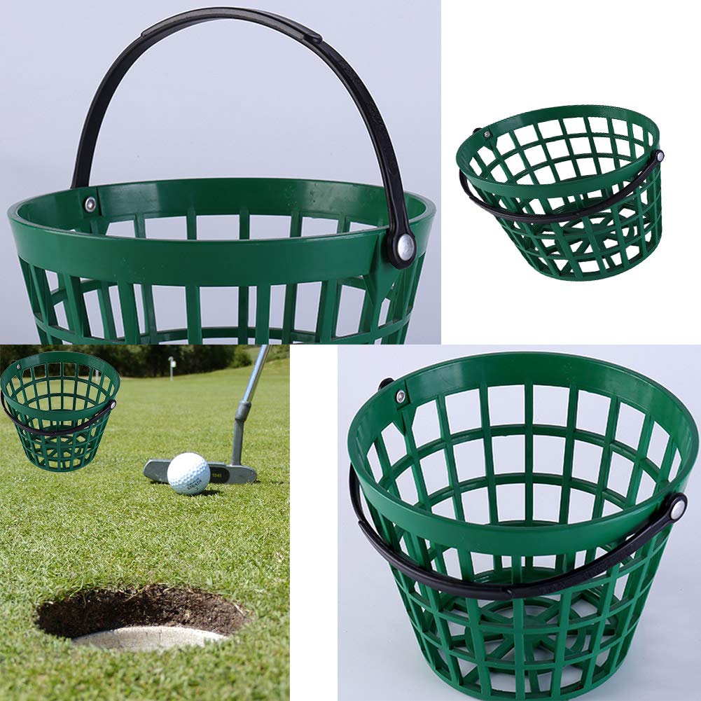 ZLY Golfballkorb, Golfball-Behälter mit Griff, Ballhalter, enthält Stadionzubehör (50 Stück)