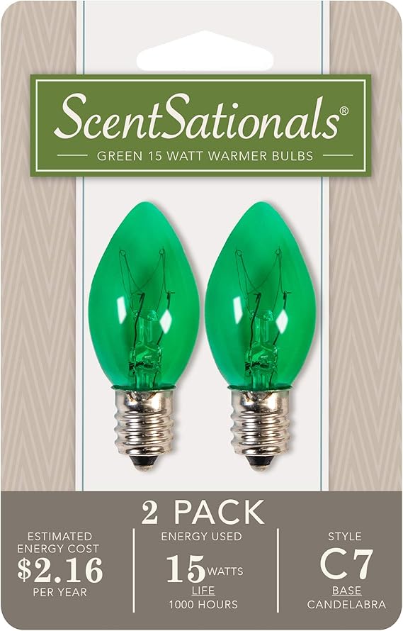 Scentsationals 15w Bulbs for Accent Wax Warmer, 15 Watt