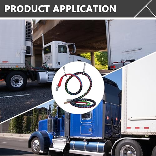 Miniatura 6 de Cheemuii Kit de 2 resortes de 25 pulgadas con soporte de manguera 3 en 1 y soporte de abrazadera de 3 agujeros, resorte tierno resistente para