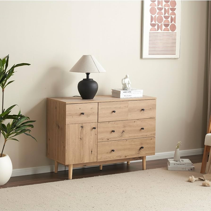 10％オフ還元！大容量キャビネット サイドボード 引き出し5杯 WHITE Amazon.co.jp: キャビネット 収納棚 サイドボード 引き出し5杯