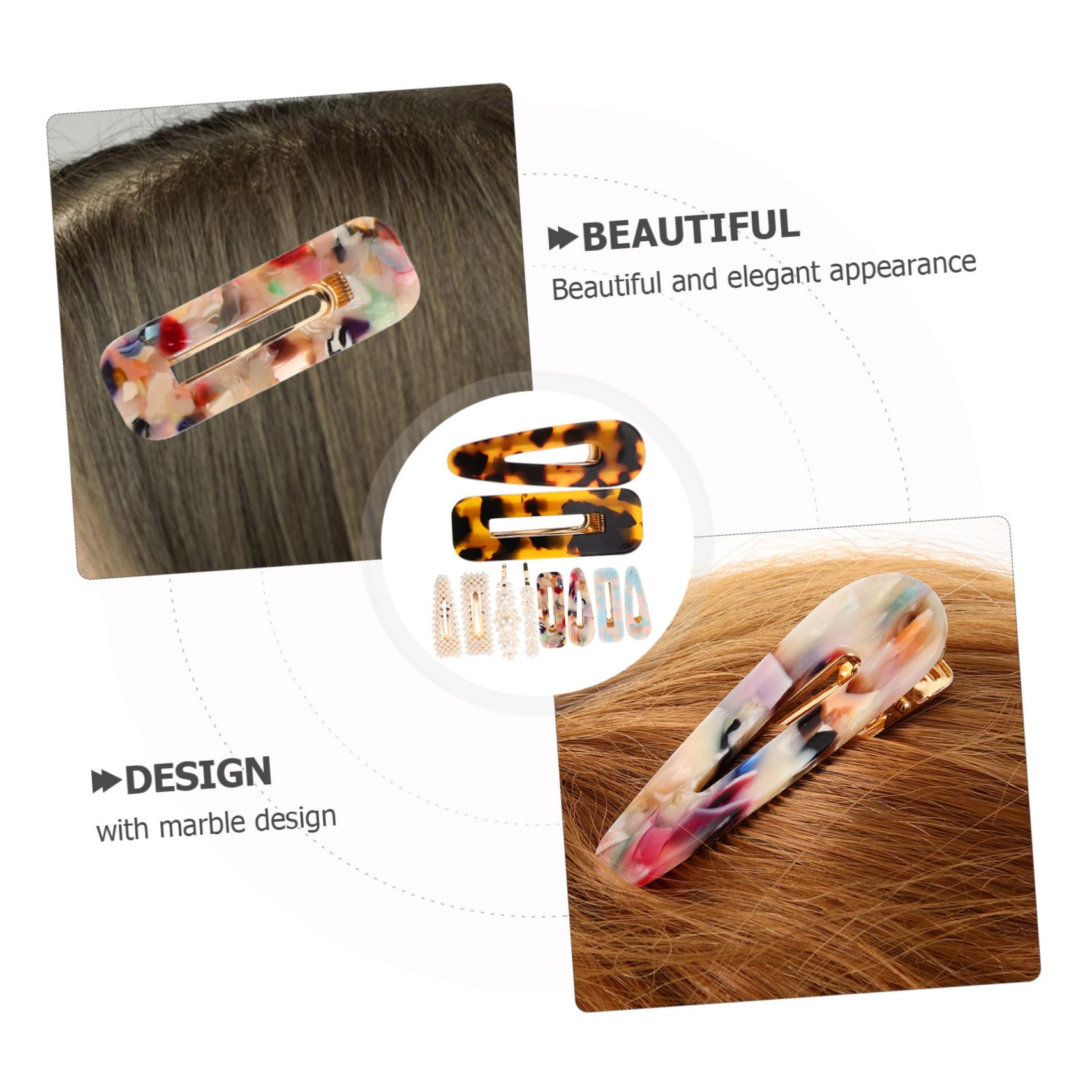 30stücke Marble Haarspangen Für Damen Und Mädchen Teiliges Haaraccessoire Mit Elegantem Design Für Jeden Haarschnitt Und Jeden Anlass