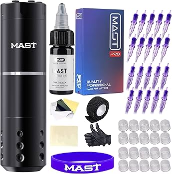 mast タトゥーマシン Amazon | マストタトゥーガンキット、ワイヤレス完全タトゥー