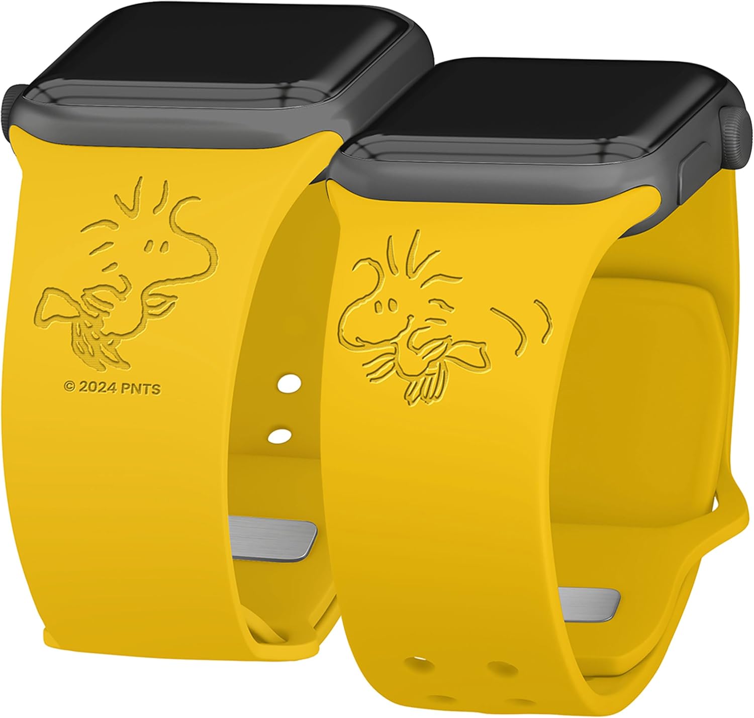 Affinity Bands Peanuts Classic Engraved Silicone Watch Band Compatible with Apple Watch