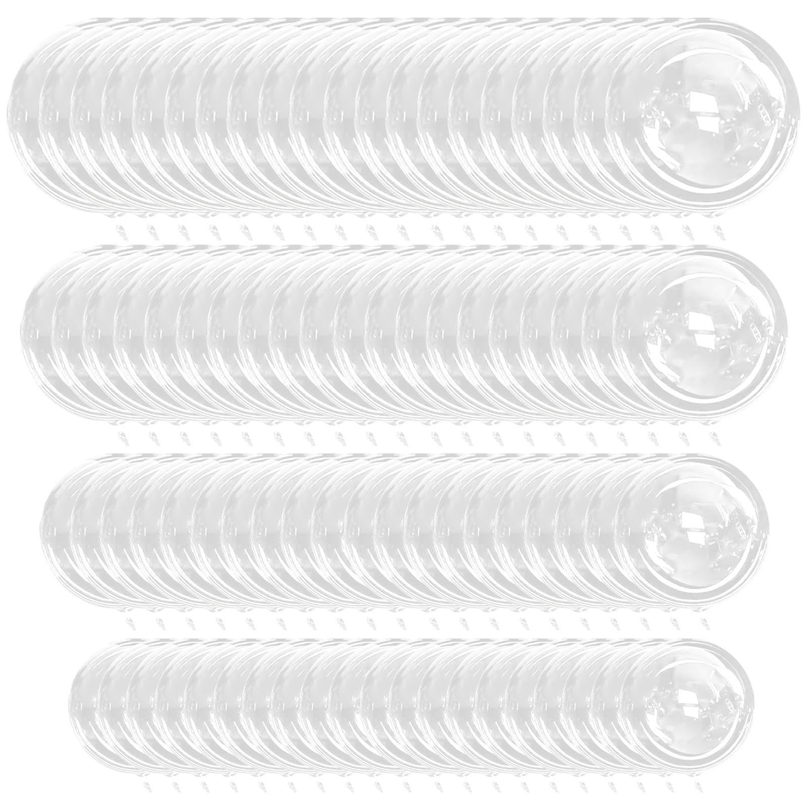 Nidhfg Transparent Color 80 Transparent Balloons, Party Decorations, Fillable Balloons, Diy Creative Balloons, Party Supplies.