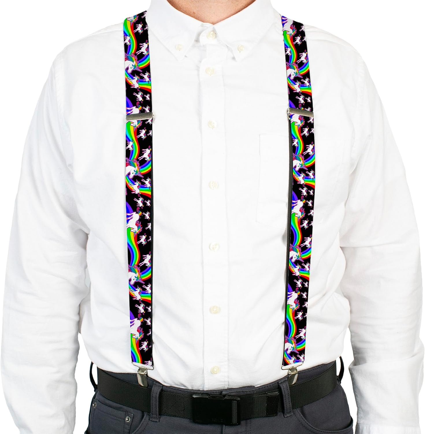 Buckle-Down Men's Suspender - Unicorns