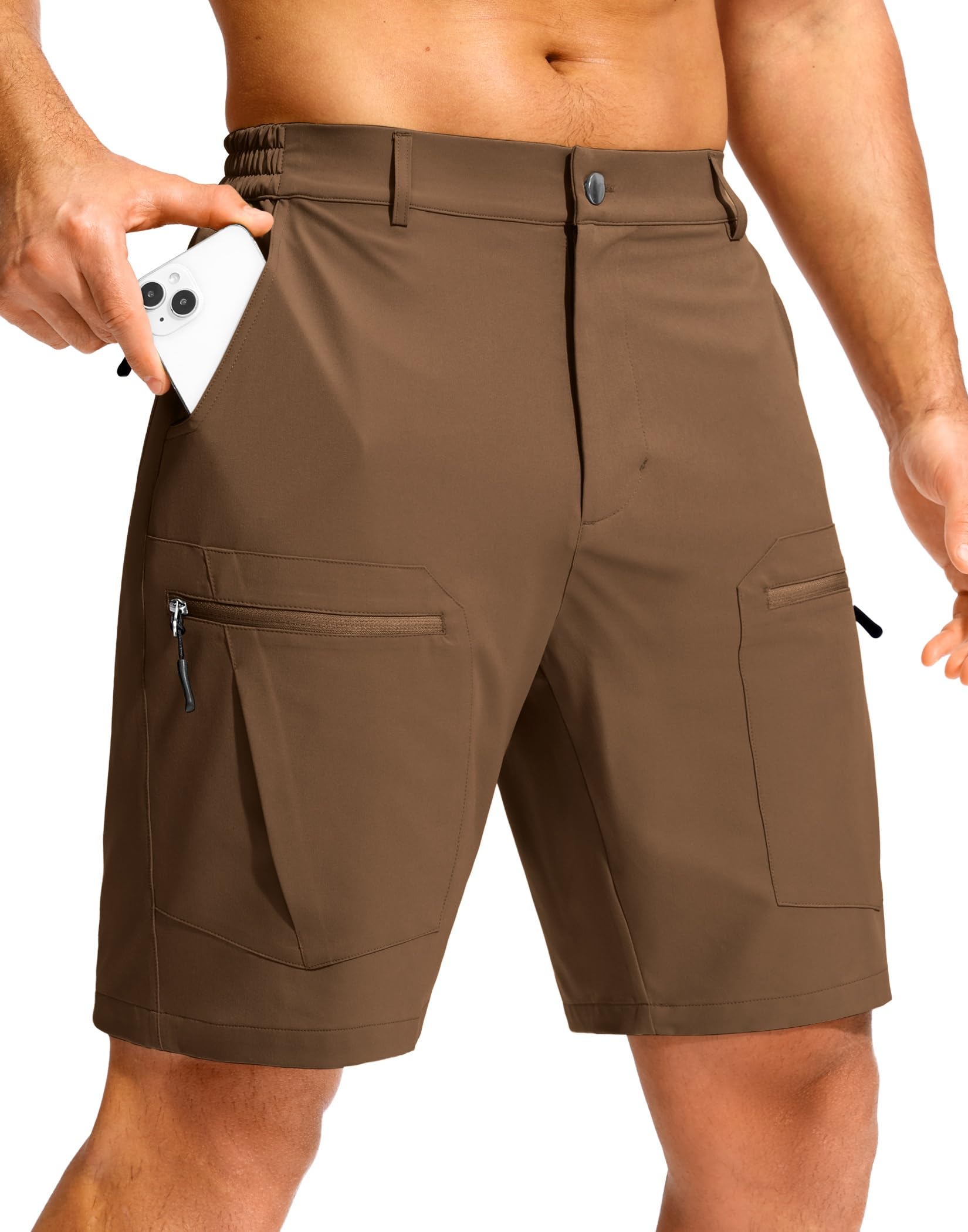 G Gradual Mens Hiking Cargo Shorts Lightweight Outdoor Short with 5 Pockets