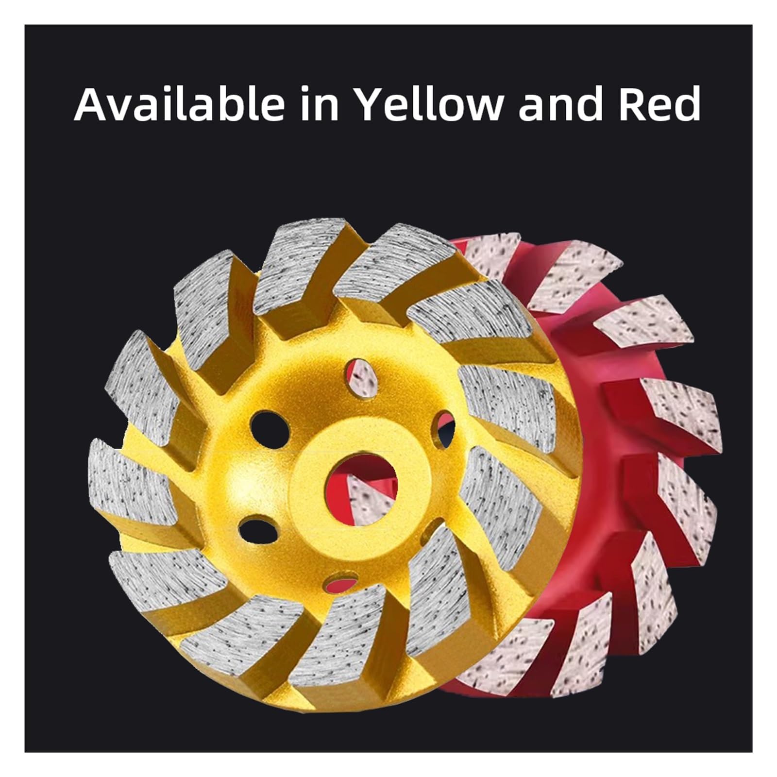 Schleifscheibe, 100mm Diamant Schleifen Discs Metallbearbeitung Keramik Trennscheibe Rad Schleifmittel Werkzeuge(Yellow)
