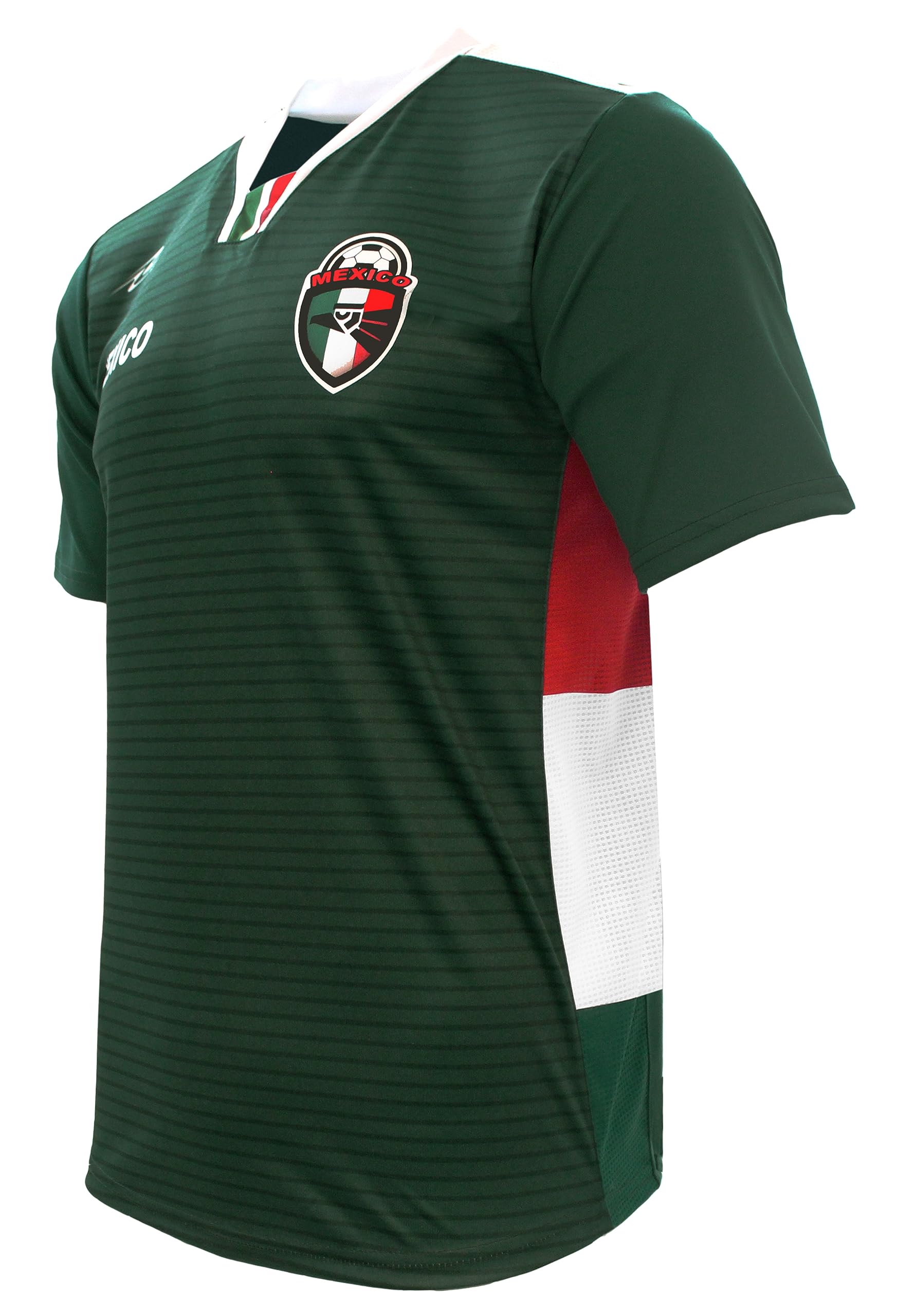 ARZA Men Mexico Fan Jersey 2018 Color Green (Large)