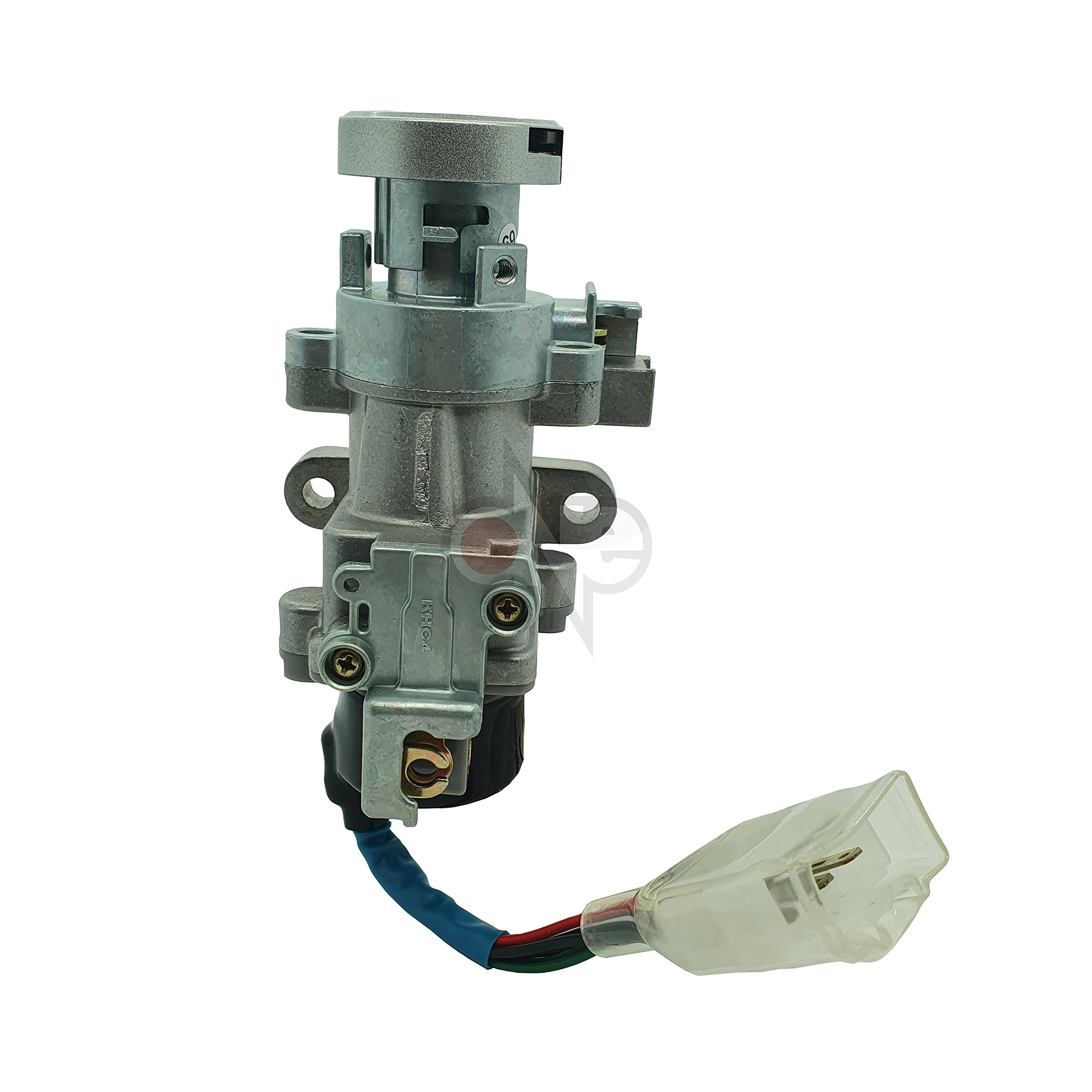 one by camamoto kit serrature completo blocchetto chiavi avviamento (cod 77208197 completo compatibile con kymco xciting 250-300-500 iniezione anno 2005-2006-2007-2008-2009 | rif. orig. 35010-LBA2-315-M1 00169146)