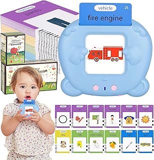SEKEAHU ABC Learning Flash Cards for Toddlers 2-4, Speech Therapy Toys, Autism Toys, Educational Learning Talking Sight Words Flash Cards Kindergarten for Boys and Girls, 244 Sight Words