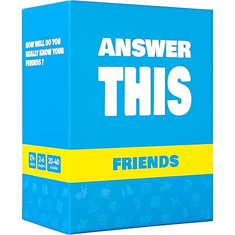 Who Really Knows Me? Card Game: Test Your Family & Friends on...
