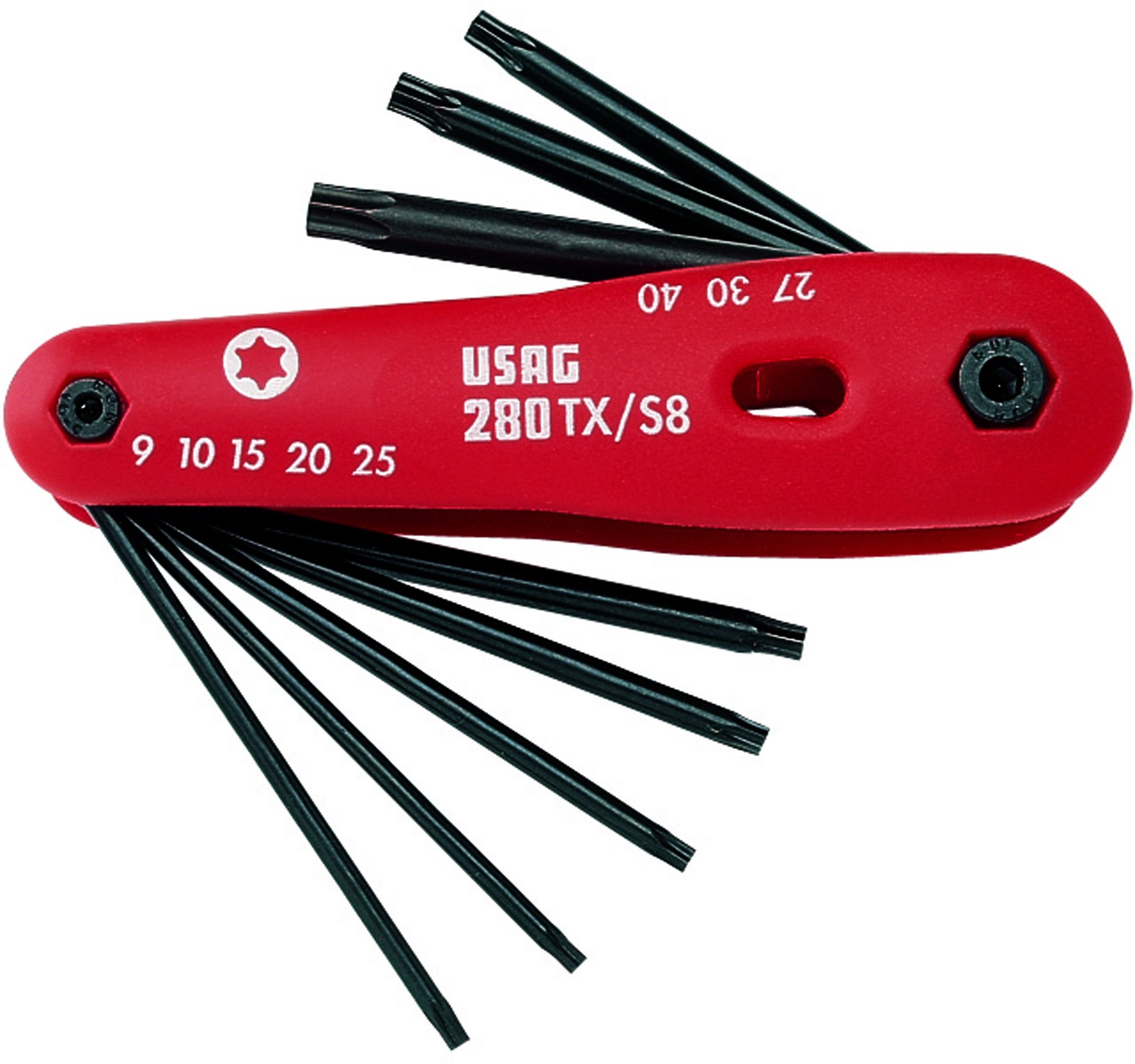 USAG U02800194-280TX/X8-8-częściowy zestaw wkrętaków do śrub wewnętrznych Torx®