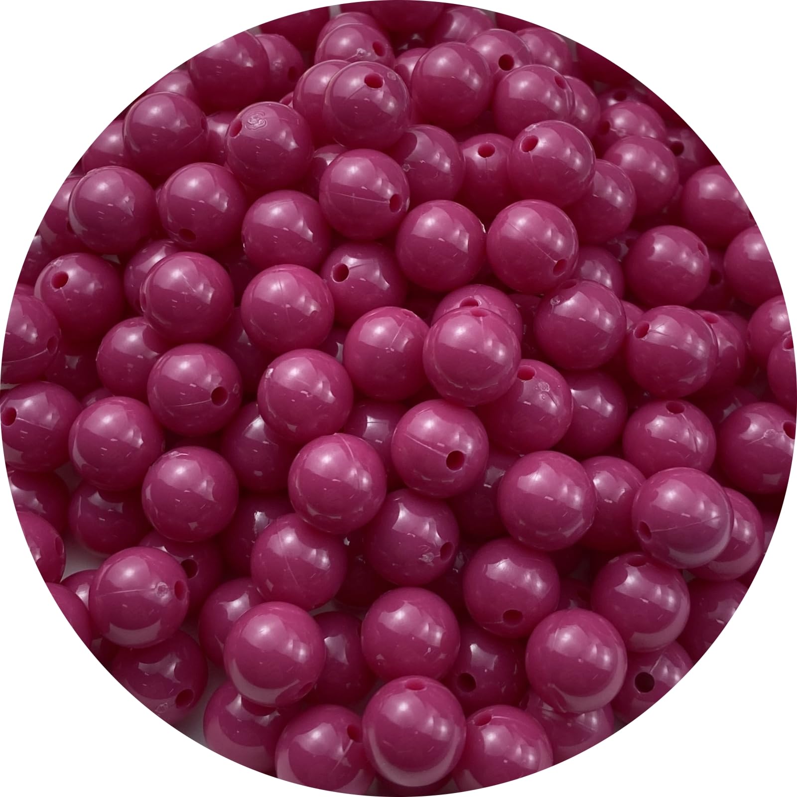 Pinhoollgo 300pcs Acrylic Round Beads 8mm Round Spacer Plastic Pastel Beads Craft Beads with Hole for DIY Bracelet Necklace Jewelry Making Supplies