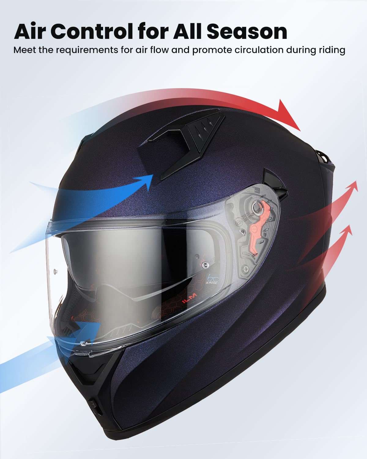 chameleon blue open face 2xl motorcycle helmet Amazon.com: ILM Motorcycle Helmet Full Face with Pinlock Compatible  Clear&Tinted Visors and Fins Street Bike Motocross Casco DOT Model Z501( Chameleon Purple, XL) : Automotive