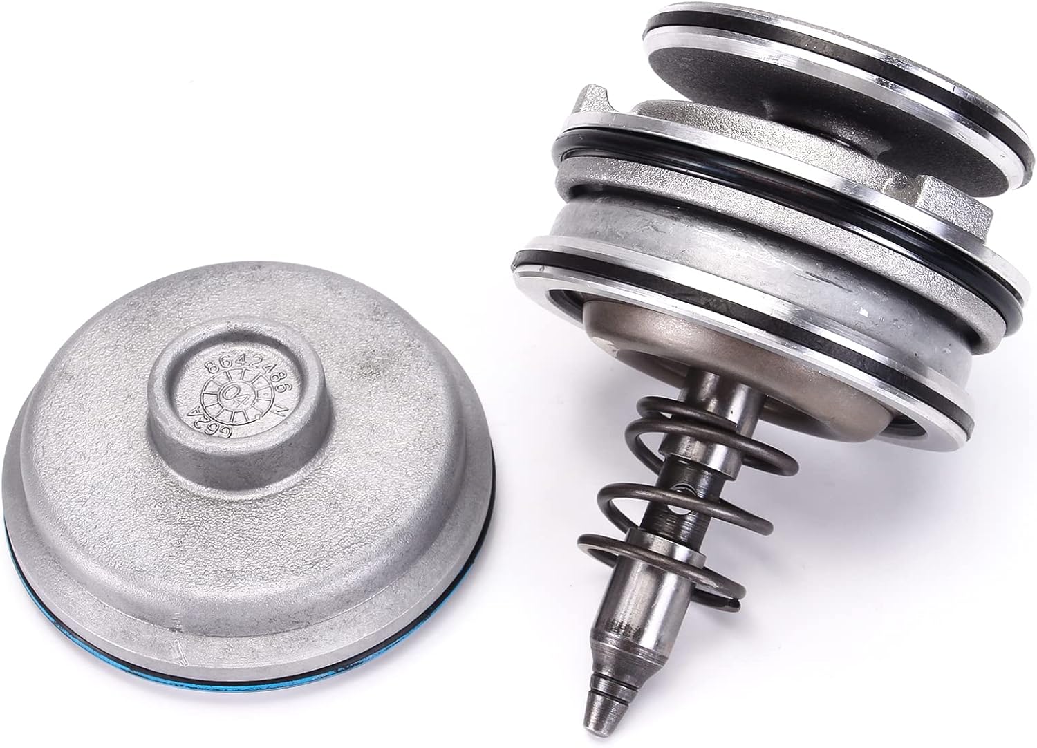 High performance Piston Assembly with Cover, Snap Ring and Pin for Corvette Servo 1982-2014 700R4 4L60E 4L65E 4L70E Transmissions