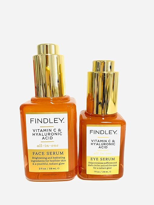 Bundle of Findley Face Serum Vitamin C and Hyaluronic Acid