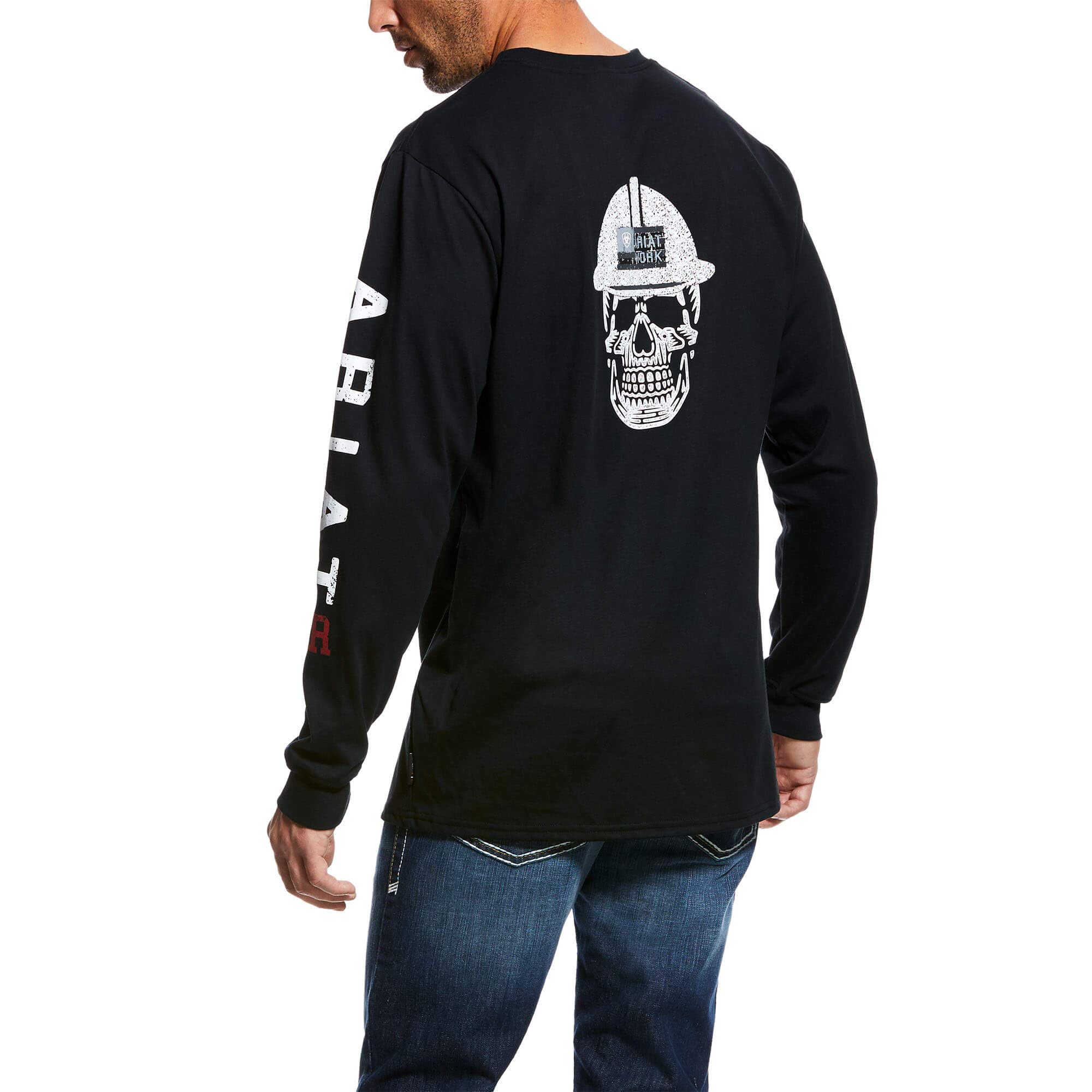ARIATMen's Fr Roughneck Skull Logo T-Shirt