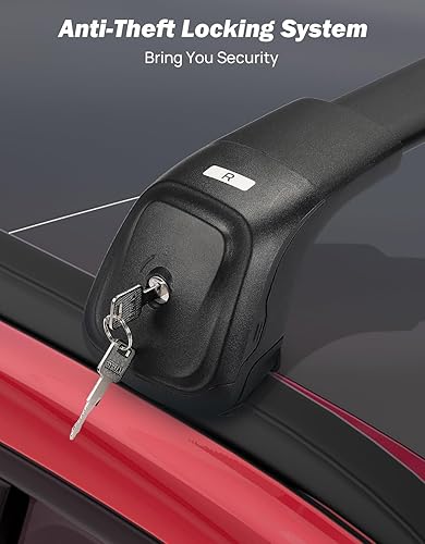 Miniatura 2 de JOYTUTUS Portaequipajes con cerradura compatible con Chevy Suburban, Tahoe, GMC Yukon y Yukon XL, Cadillac Escalade ESV 2021-2025, barras