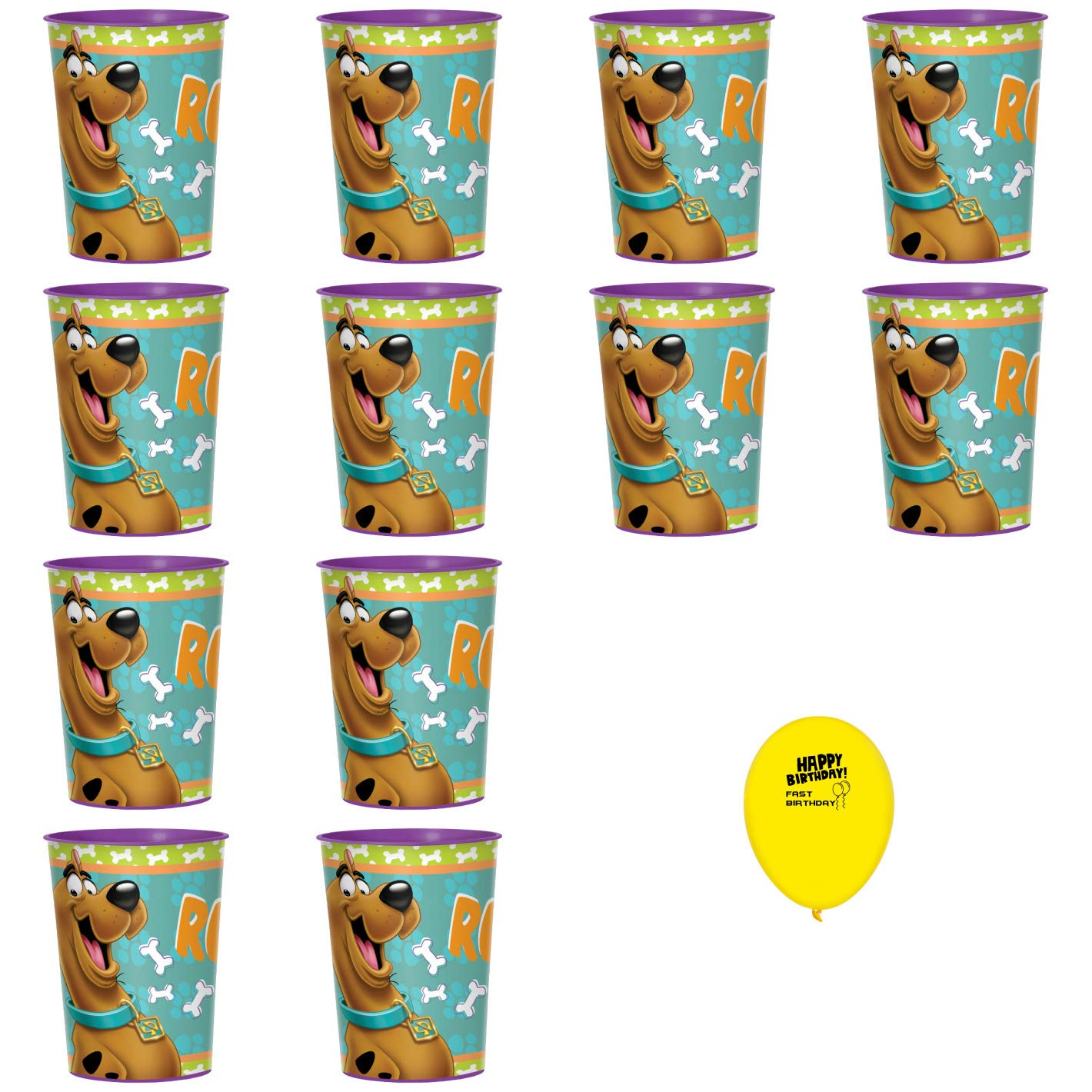 Scooby Doo Zionks Plastic Favor Cups 12 Count